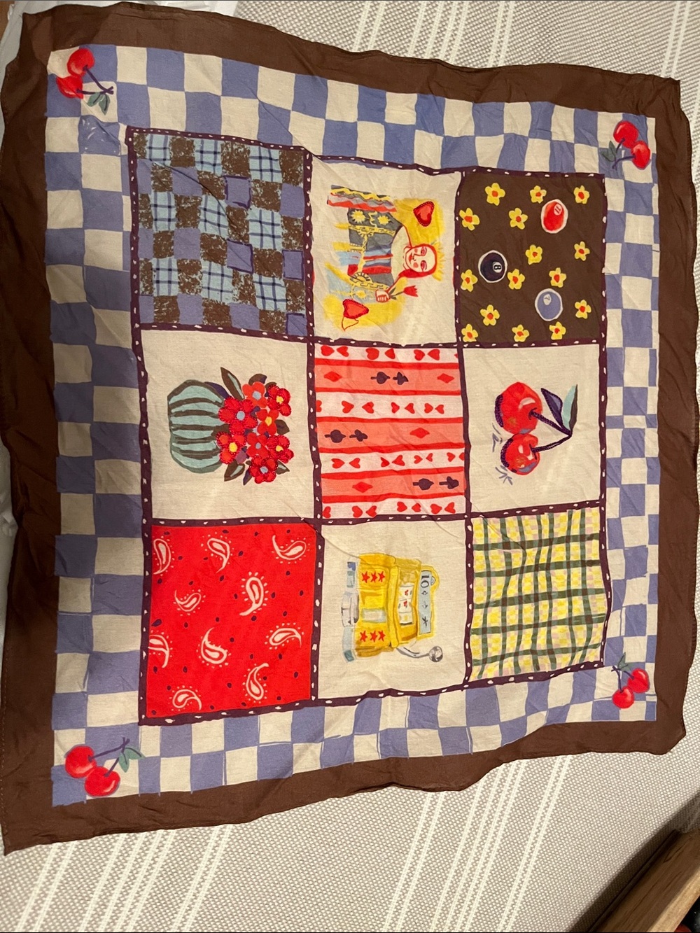 NWOT Maeve Anthropologie printed scarf